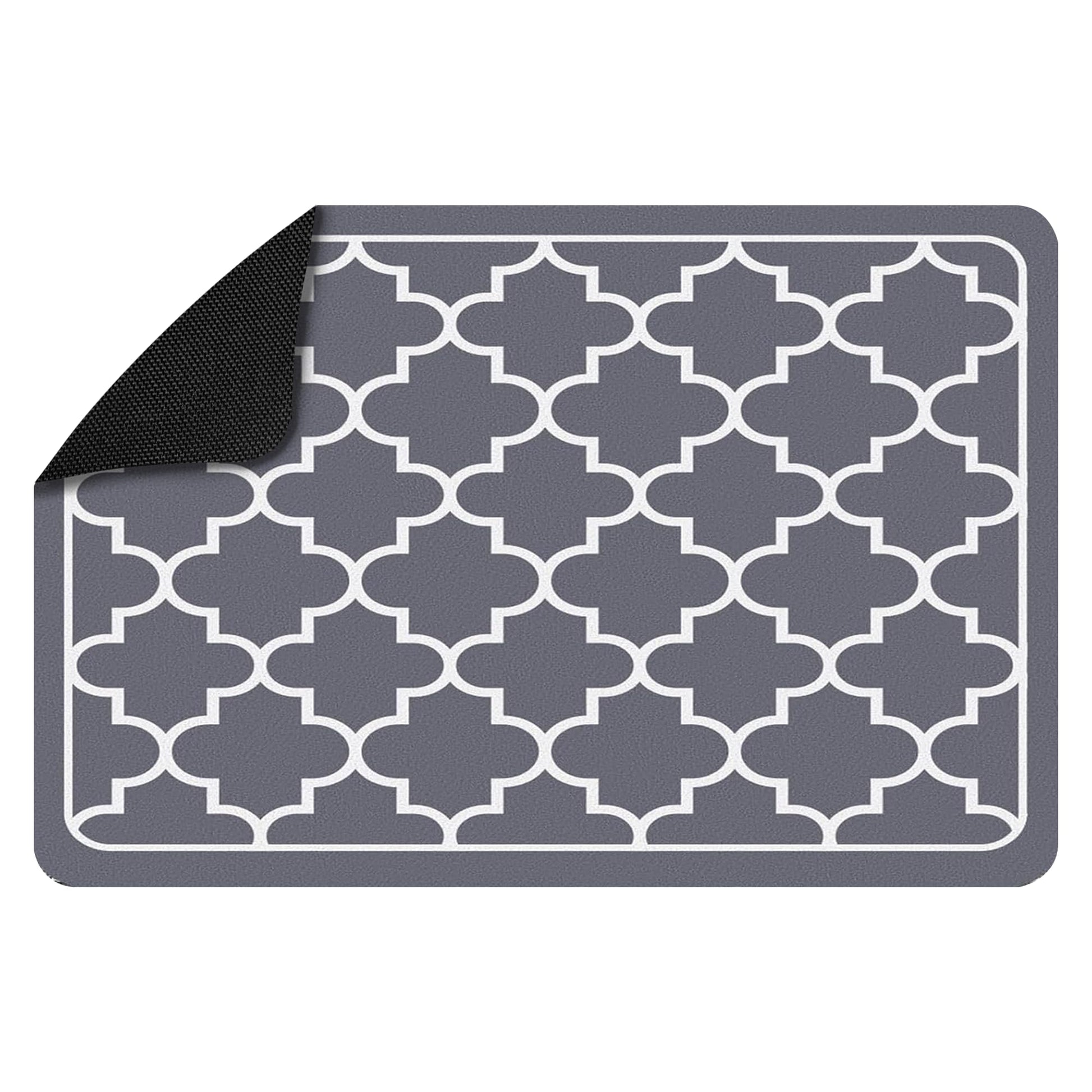 Dish Drying Mat Super Absorbent – Coffee Mat for Countertops – Non-Slip Drying Mat for Kitchen Counter – Easy to Clean Water Absorbent Mat – Large Dish Drying Mats - Strabella