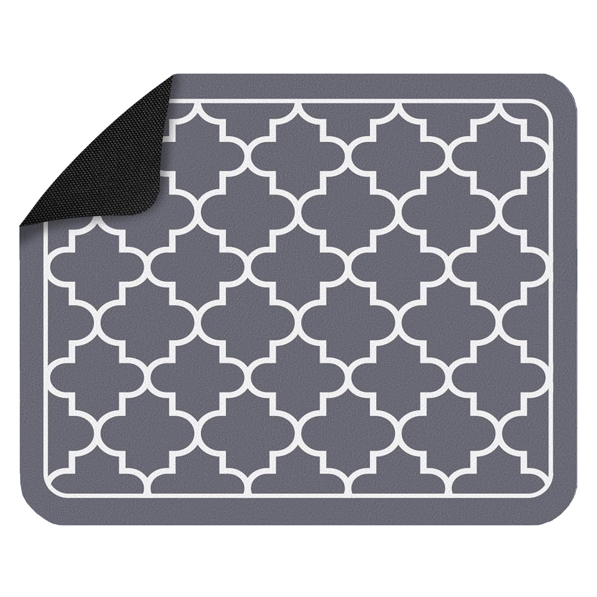 Dish Drying Mat Super Absorbent – Coffee Mat for Countertops – Non-Slip Drying Mat for Kitchen Counter – Easy to Clean Water Absorbent Mat – Large Dish Drying Mats - Strabella