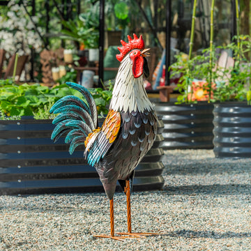 Metal Farmhouse Rooster