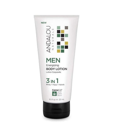 Andalou Naturals CannaCell MEN Energizing Body Lotion – 8.5 oz - Strabella