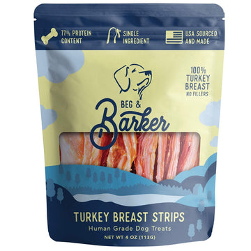 Beg & Barker Whole Turkey Jerky Dog Treats - Strabella