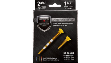 Maxfli Performance Series Low Resistance Golf Tees - 50 Pack - Strabella