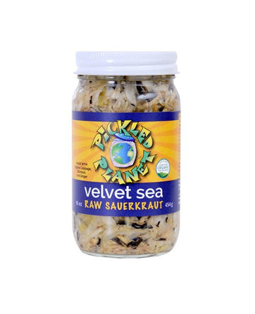 PICKLED PLANET Organic Sea Vegetable Sauerkraut, 16 OZ - Strabella