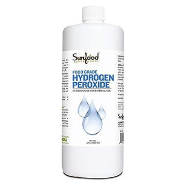 Sunfood Food Grade Hydrogen Peroxide 3 percent | All Natural - Zero Stabilizers | 32 oz Bottle - Strabella