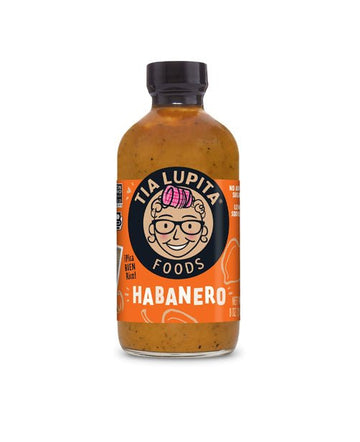 Tia Lupita Habanero Sauce | Small Batch Hot Sauces | Gluten Free, Non GMO, Sugar Free, Low Sodium, Keto, No Carbs - Strabella