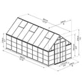 Palram Canopia Balance 8 Ft. Series Greenhouse