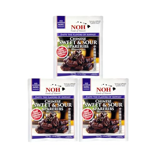 NOH Foods of Hawaii four serving seasoning packets 1.5 oz Pack of 3 - Strabella