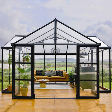 Canopia Triomphe Chalet 12' X 15' Greenhouse and Solarium W/Auto Vent Kit