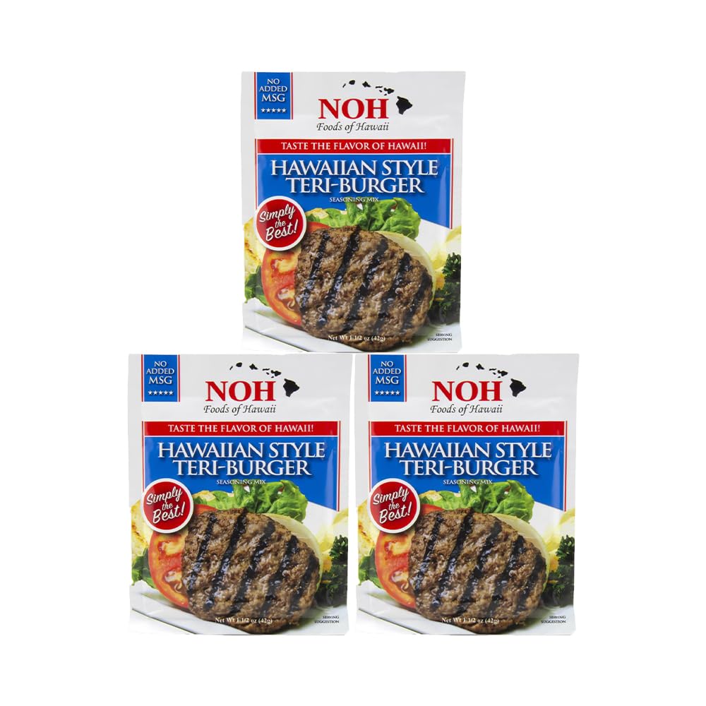 NOH Foods of Hawaii four serving seasoning packets 1.5 oz Pack of 3 - Strabella