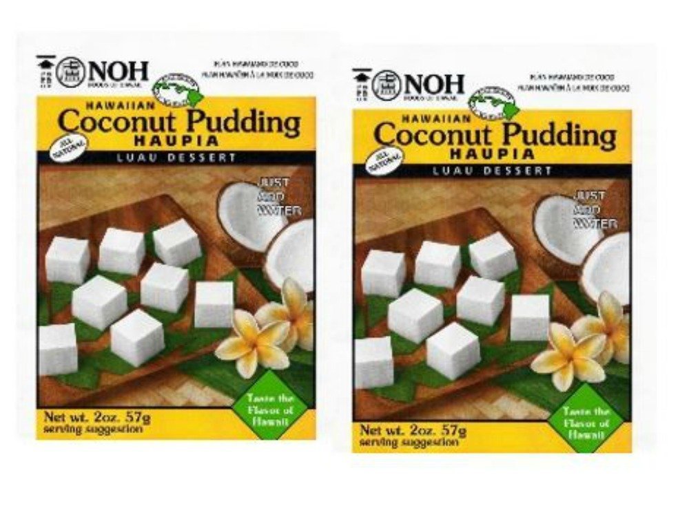 Noh Food Hawaiian Mixes Luau (2 Pack) (Coconut Haupia Pudding) - Strabella