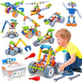 10 in 1 STEM Toys for 5 6 7 8+ Year Old Boy Birthday Gifts Building Toys for Kids Ages 4-8 Educational Stem Activities for Boys 4-6 8-10 Construction Creative Games Easter Idea Gift