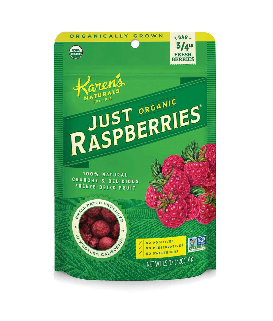 Karen's Naturals Just Raspberries Organic - Strabella