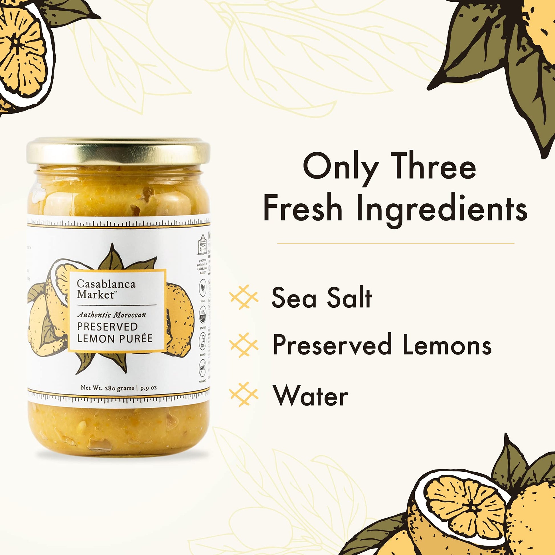 CASABLANCA MARKET Moroccan Preserved Lemons – Parent - Strabella