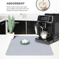 Dish Drying Mat Super Absorbent –  Coffee Mat for Countertops – Non-Slip Drying Mat for Kitchen Counter – Easy to Clean Water Absorbent Mat – Large Dish Drying Mats - Strabella