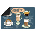 Dish Drying Mat Super Absorbent –  Coffee Mat for Countertops – Non-Slip Drying Mat for Kitchen Counter – Easy to Clean Water Absorbent Mat – Large Dish Drying Mats - Strabella