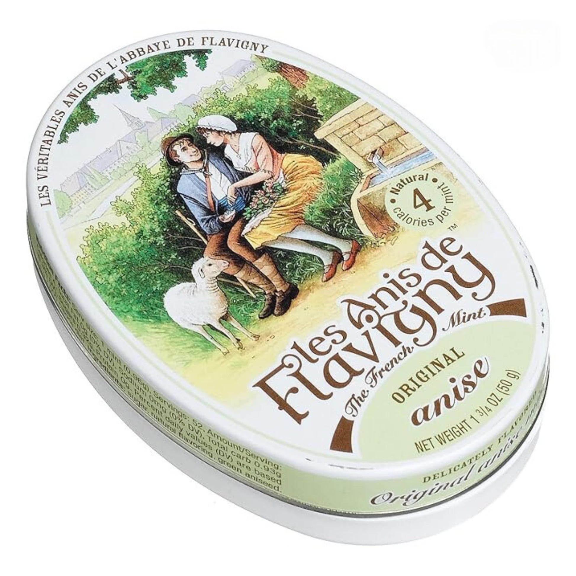 4 Pack Les Anis de Flavigny Hard Candy 1.75-ounce (50g) Tins - Strabella