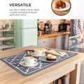 Dish Drying Mat Super Absorbent –  Coffee Mat for Countertops – Non-Slip Drying Mat for Kitchen Counter – Easy to Clean Water Absorbent Mat – Large Dish Drying Mats - Strabella