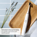 Rechargeable Boka Sonic Electric Toothbrush for Adults – Includes 2 Replacement Heads, Charcoal-Activated Bristles for Deep Cleaning, Dentist-Recommended Oral Care, Charging Base with Micro USB - Strabella