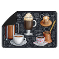 Dish Drying Mat Super Absorbent –  Coffee Mat for Countertops – Non-Slip Drying Mat for Kitchen Counter – Easy to Clean Water Absorbent Mat – Large Dish Drying Mats - Strabella