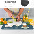 Dish Drying Mat Super Absorbent –  Coffee Mat for Countertops – Non-Slip Drying Mat for Kitchen Counter – Easy to Clean Water Absorbent Mat – Large Dish Drying Mats - Strabella