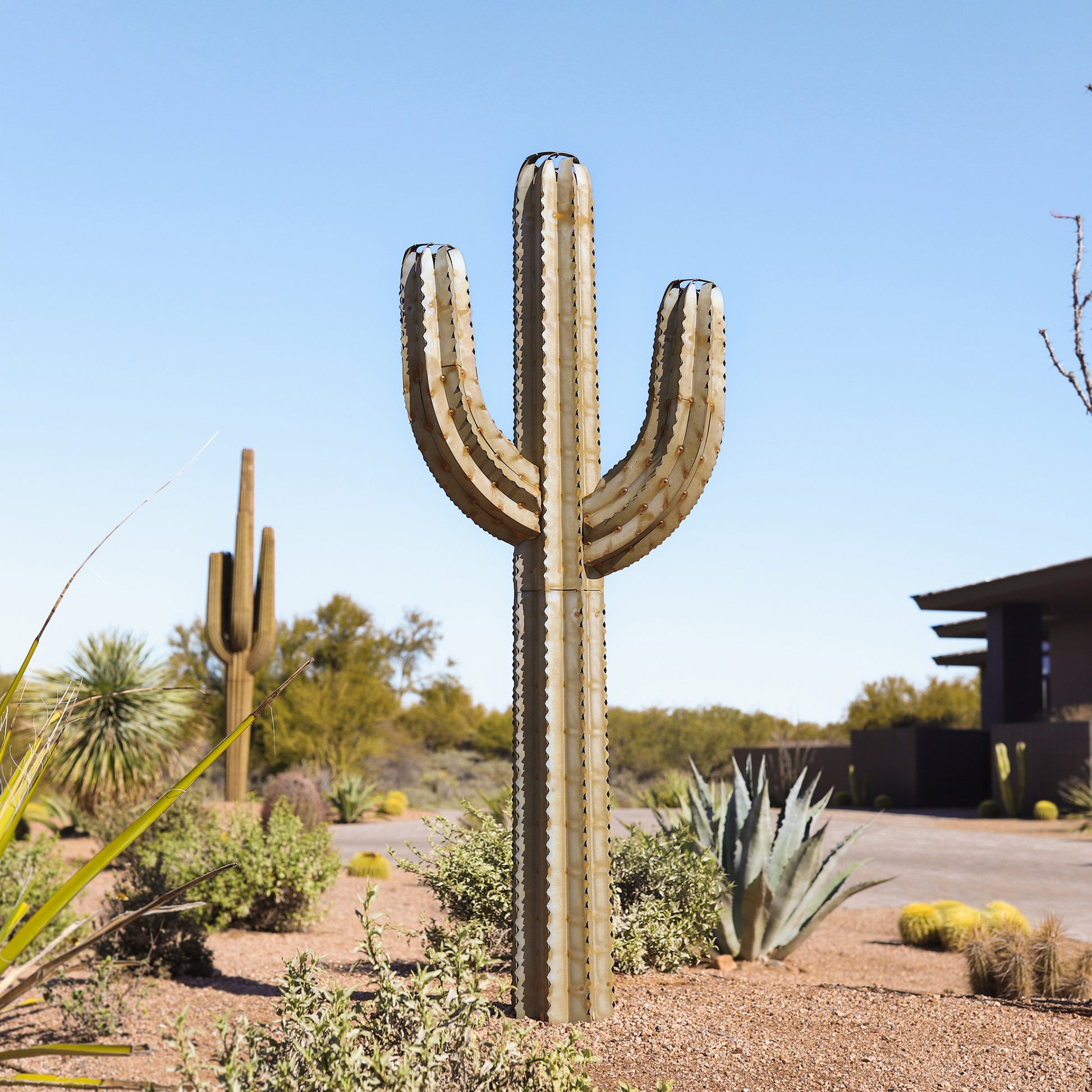 5' Saguaro Torch Sculpture by