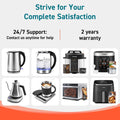 COSORI Air Fryer Turboblaze 6-Qt Compact, 9 Functions, 5 Speeds, Healthy Ceramic Coating, Nontoxic, 95% Less Oil, Fast & Crispy Cooking, Easy to Clean, Recipes