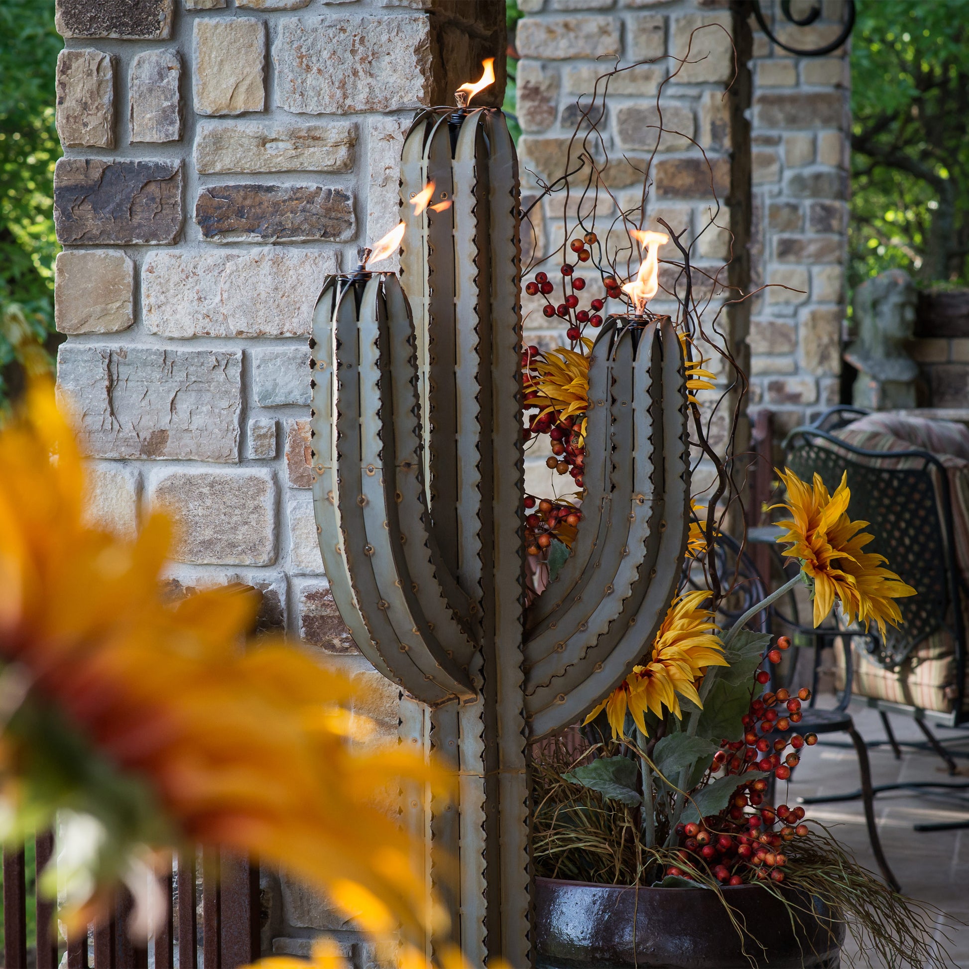 5' Saguaro Torch Sculpture by