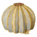 Golden Barrel Torch Sculpture by