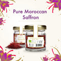 Casablanca Market Pure Organic Moroccan Saffron - Saffron Threads for Cooking from Pure Saffron Bulbs - Fresh Saffron Spice from Saffron Crocus Bulbs - Organic Saffron Straight from Morocco (2g) - Strabella
