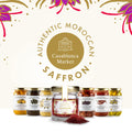 Casablanca Market Pure Organic Moroccan Saffron - Saffron Threads for Cooking from Pure Saffron Bulbs - Fresh Saffron Spice from Saffron Crocus Bulbs - Organic Saffron Straight from Morocco (2g) - Strabella