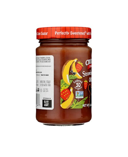 Crofters Organic Strawberry Banana Fruit Spread, 16.5 OZ - Strabella