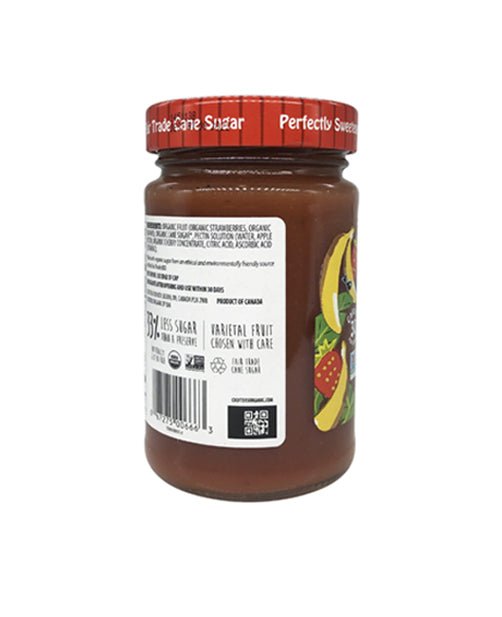 Crofters Organic Strawberry Banana Fruit Spread, 16.5 OZ - Strabella