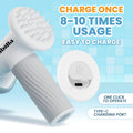 Dog Bath Brush with Soap Dispenser - Cordless Pet Bath Brush Scrubber - Massage Grooming Brush for Dogs - Dog Brush for Shedding Massaging Grooming - Strabella