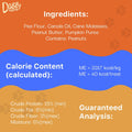 Doggy Delirious Crunchy Dog Treats – All - Natural, Grain - Free Peanut Butter Dog Snacks – 100% Human - Grade, Suitable for All Sizes and Breeds, 16oz - Strabella