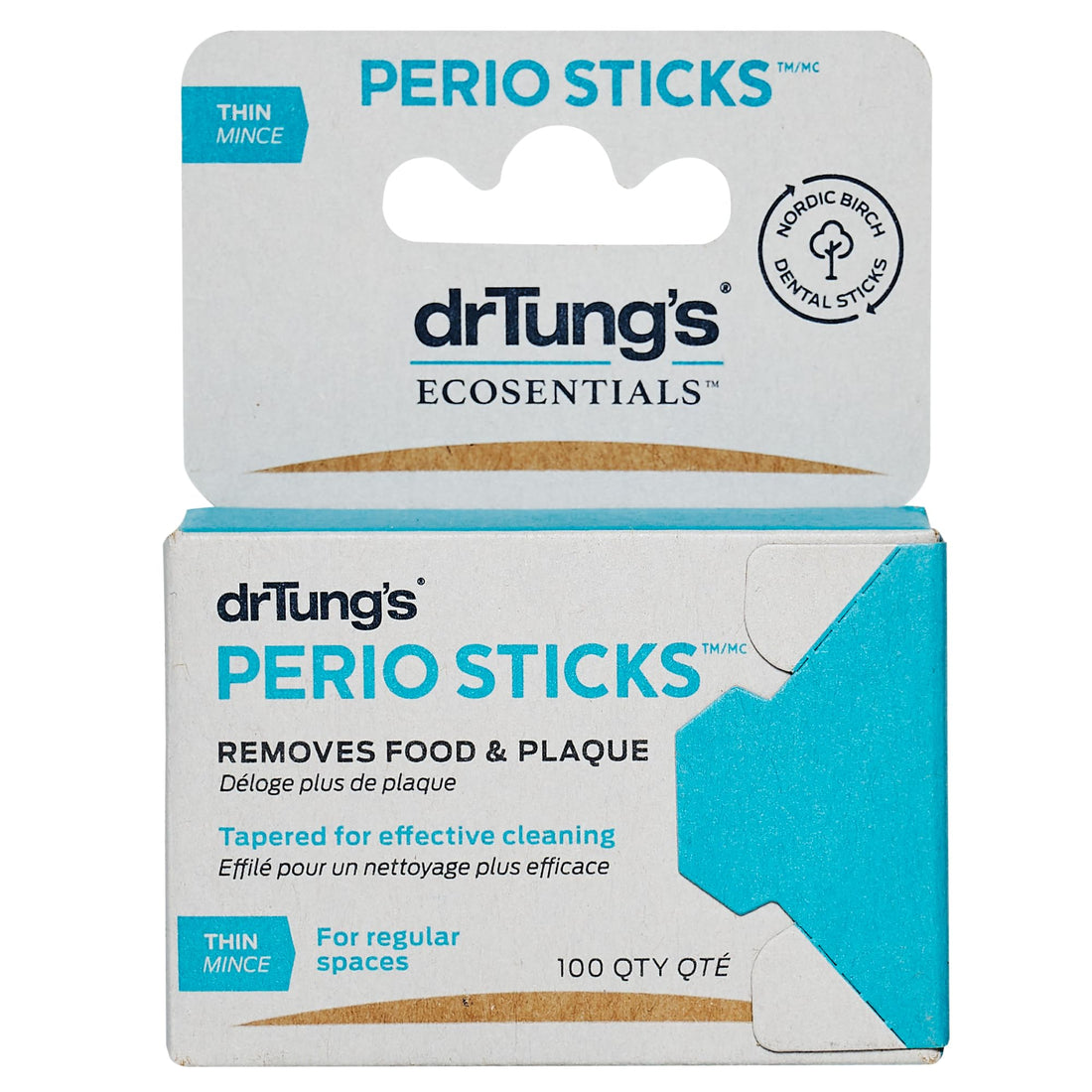 Dr. Tung's Double - sided Perio Sticks Thin, Fit Comfortably Between Teeth, Stimulate Gums and Remove Plaque and Food Particles 80 Count. Fond of seeds, nuts, energy bars - Then you’ll love Perio Sticks - Strabella