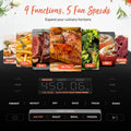 COSORI Air Fryer Turboblaze 6-Qt Compact, 9 Functions, 5 Speeds, Healthy Ceramic Coating, Nontoxic, 95% Less Oil, Fast & Crispy Cooking, Easy to Clean, Recipes