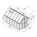 Palram Canopia Balance 8 Ft. Series Greenhouse