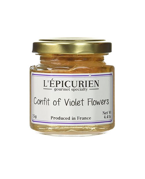 L'Epicurien Violet Petal Jelly - Confit of Violet Flowers 4.4 oz. - Strabella