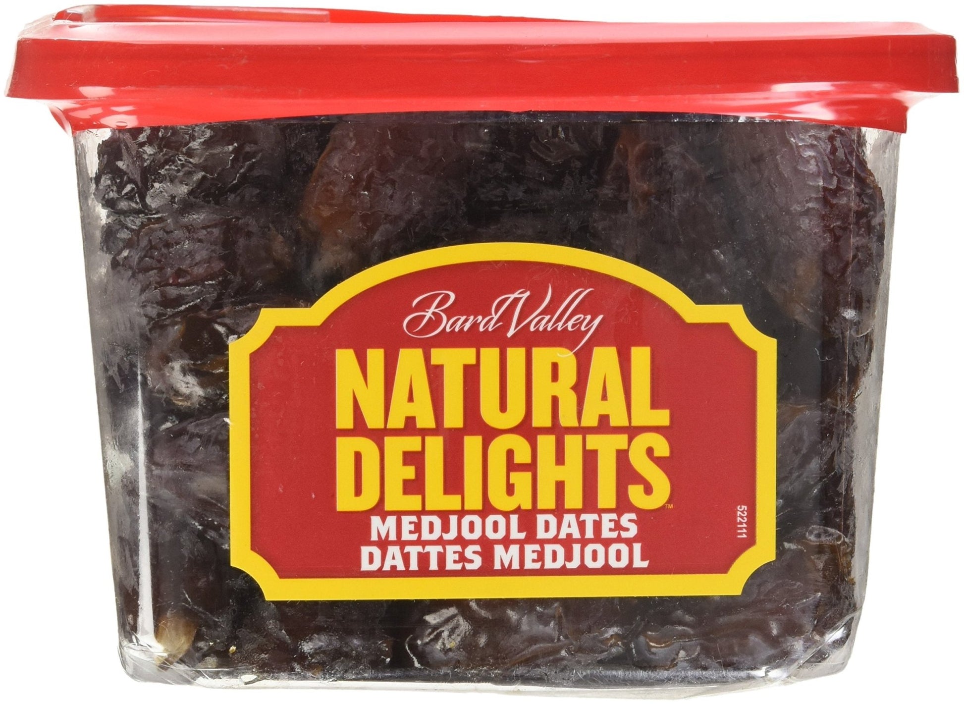 Natural Delights Medjool Dates – Large & Plump Whole Dates Medjool, Non - GMO Verified, Good Source of Fiber, Naturally Sweet Fruit Snack, Perfect for On - the - Go - Medjool Dates Whole, 2 lb Container - Strabella
