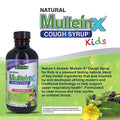 Nature's Answer Mullein - X Kids Cough Syrup 4 Ounce | Soothes Coughs & Clears Mucus | Respiratory Support | Non GMO Gluten Free | Natural Honey Flavor - Strabella