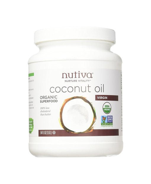 Nutiva Coconut Oil Organic Extra Virgin, 54 Oz - Strabella