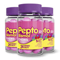 Pepto Bismol Chews, Fast and Effective Digestive Relief from Nausea, Heartburn, Indigestion, Upset Stomach, Diarrhea, 24 Chewable Tablets - Strabella