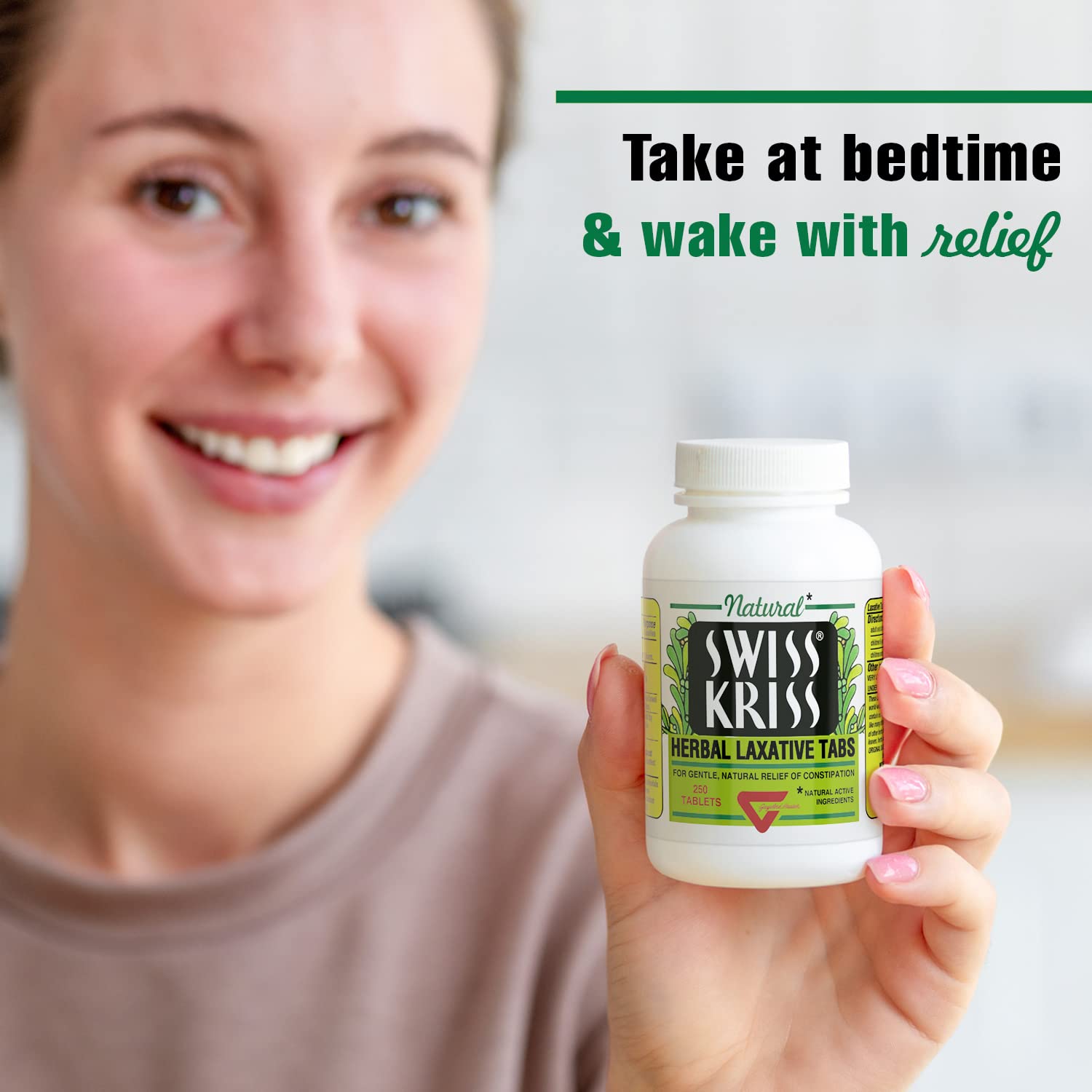 Swiss Kriss Herbal Laxative, Tablets 250 Each - Strabella