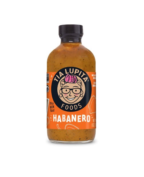 Tia Lupita Habanero Sauce | Small Batch Hot Sauces | Gluten Free, Non GMO, Sugar Free, Low Sodium, Keto, No Carbs - Strabella