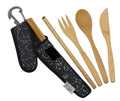 To - Go Ware By ChicoBag, Reusable Bamboo Utensil Set w/Straw, BPA and Phthalate Free, Dishwasher Safe - Strabella