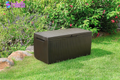 Springwood 80 Gallon Durable Resin Outdoor Storage and Organization Deck Box for Patio Furniture and Supplies, Brown
