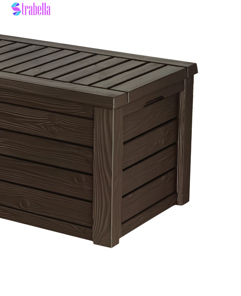 Westwood 150 Gallon Large Durable Resin Outdoor Storage and Organization Deck Box for Patio Furniture and Supplies