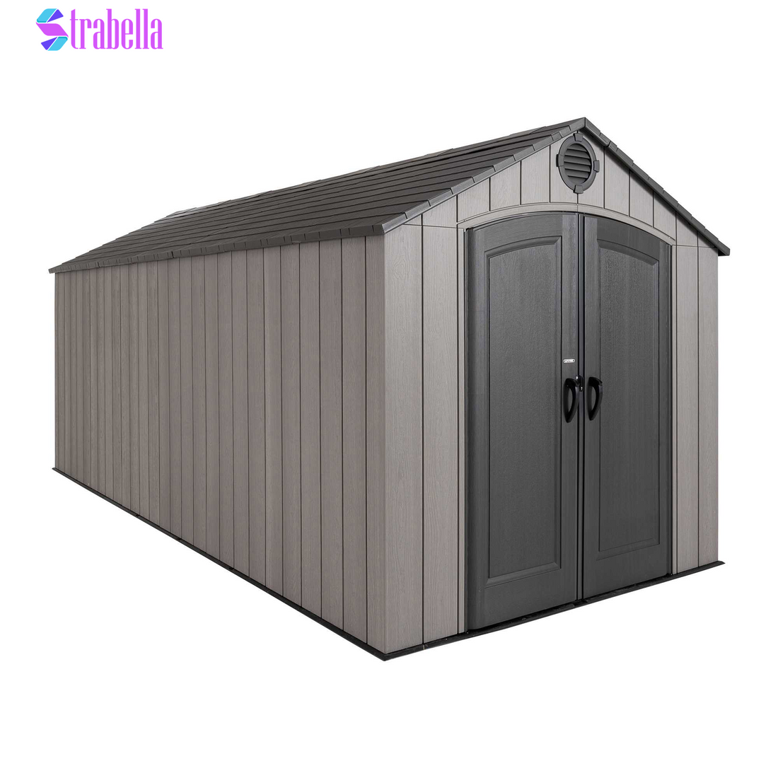 Resin Outdoor 8' X 17.5' Storage Shed