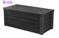 Westwood 150 Gallon Large Durable Resin Outdoor Storage and Organization Deck Box for Patio Furniture and Supplies