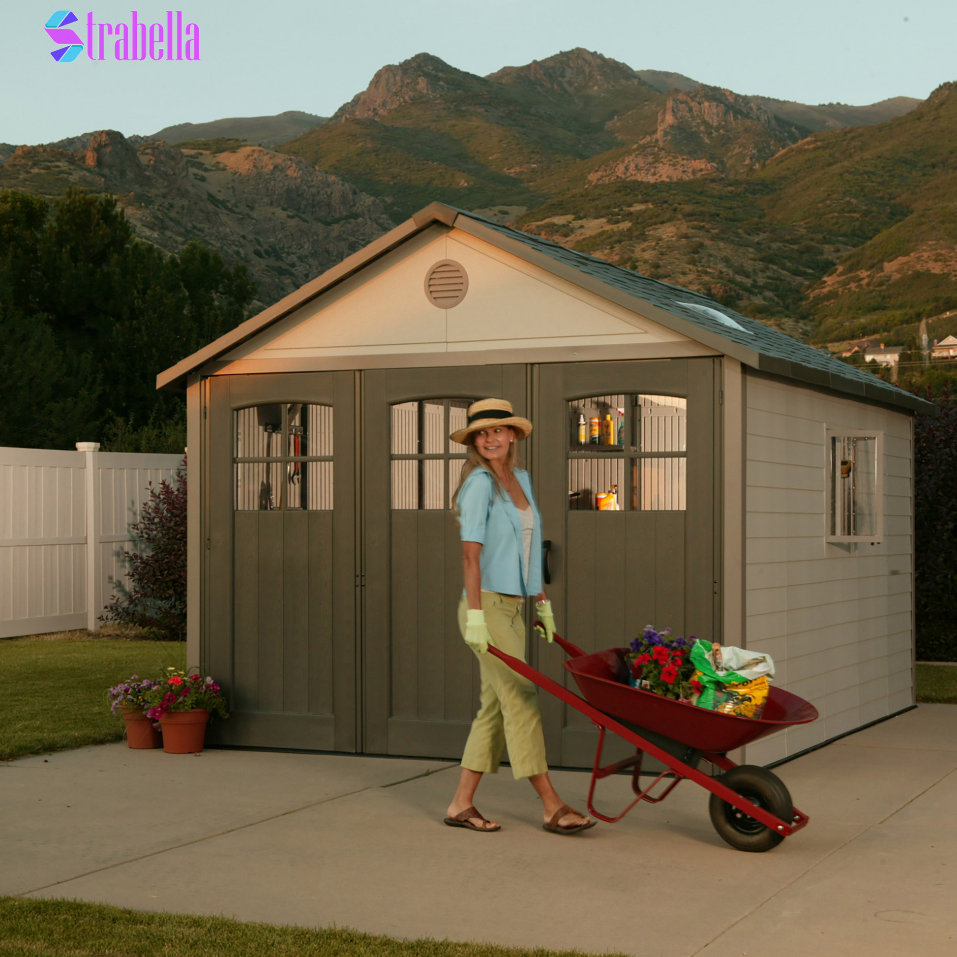 Resin Trifold Outdoor Storage Shed